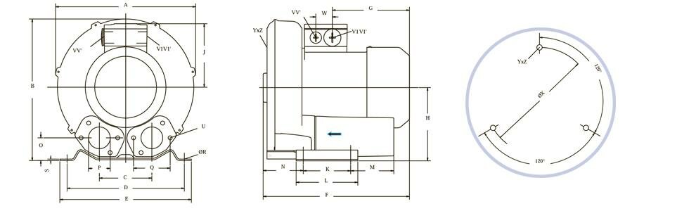 Габаритные размеры (чертеж) SEKO BL040001013